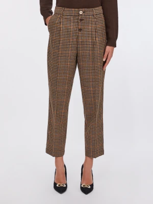 Liu Jo Chequered Trousers With Darts LIUJO