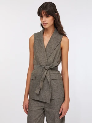 Liu Jo Chevron Vest With Belt LIUJO