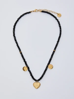 Liu Jo Choker Necklace With Pearls And Charms czarny