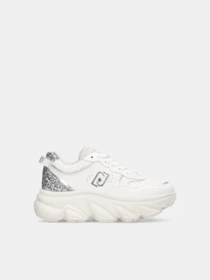 Liu Jo Chunky Leather And Glitter Sneakers LIUJO
