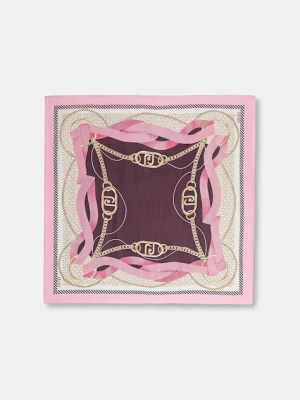 Liu Jo chusta damska kolor różowy wzorzysta 2A6055 T2745