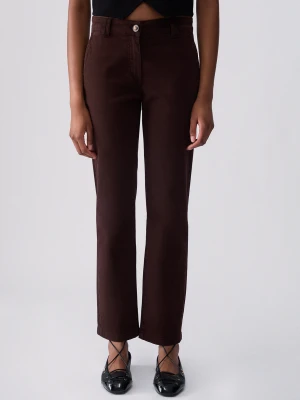 Liu Jo Cigarette Trousers Dark Brown