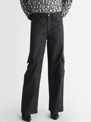 Liu Jo Coated Fabric Cargo Trousers LIUJO