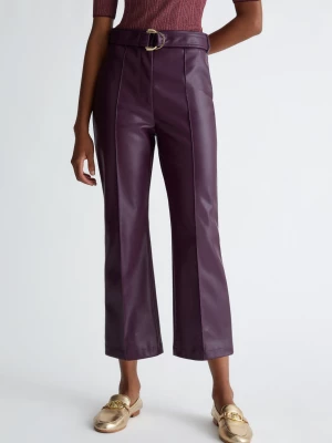 Liu Jo Coated Fabric Flared Trousers LIUJO