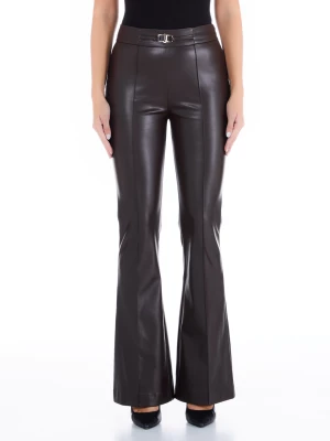 Liu Jo Coated Fabric Flared Trousers LIUJO