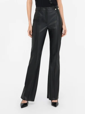 Liu Jo Coated Fabric Flared Trousers LIUJO