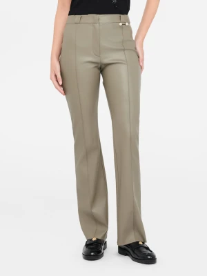 Liu Jo Coated Fabric Flared Trousers LIUJO