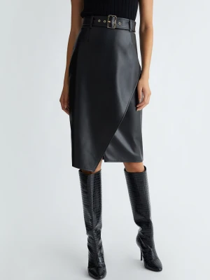 Liu Jo Coated Fabric Midi Skirt LIUJO