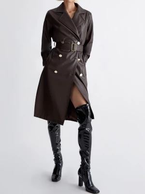 Liu Jo Coated Fabric Trench Coat LIUJO