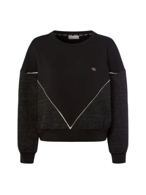 Liu Jo Collection Bluza damska Kobiety Bawełna czarny jednolity,