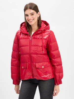 Liu Jo Collection Damska kurtka puchowa - Imbottito piuma cort Kobiety czerwony jednolity,