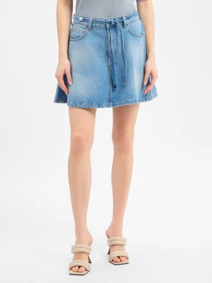 Liu Jo Collection Dżinsowa spódnica damska Kobiety Bawełna (100%) niebieski,