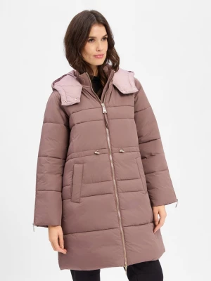 Liu Jo Collection płaszcz puchowy Kobiety brązowy