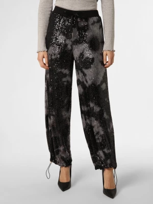 Liu Jo Collection Spodnie Kobiety Bawełna szary|czarny|srebrny wzorzysty,
