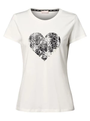 Liu Jo Collection T-shirt damski Kobiety Bawełna biały nadruk,