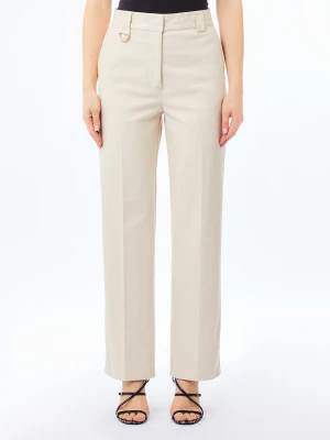 Liu Jo Cotton Chino Trousers biały