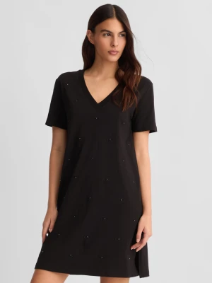 Liu Jo Cotton Dress With Logo LIUJO