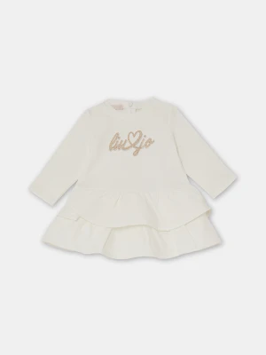 Liu Jo Cotton Fleece Dress With Logo LIUJO