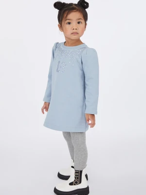 Liu Jo Cotton Fleece Dress With Rhinestones LIUJO