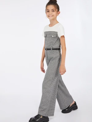 Liu Jo Cotton Houndstooth Jumpsuit