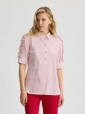 Liu Jo Cotton Shirt With Stripes LIUJO