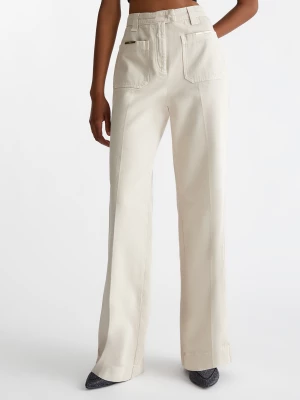 Liu Jo Cotton Straight-leg Trousers LIUJO