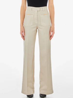 Liu Jo Cotton Straight-leg Trousers LIUJO