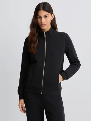 Liu Jo Cotton Sweatshirt With Rhinestones LIUJO