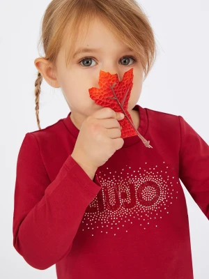 Liu Jo Cotton T-shirt With Logo And Rhinestones LIUJO