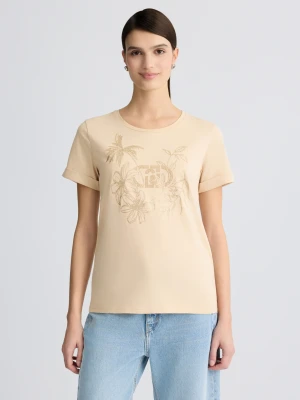 Liu Jo Cotton T-shirt With Logo LIUJO