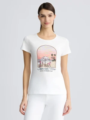 Liu Jo Cotton T-shirt With Print LIUJO