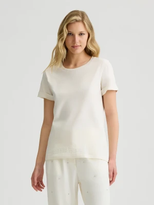 Liu Jo Cotton T-shirt With Rhinestones LIUJO