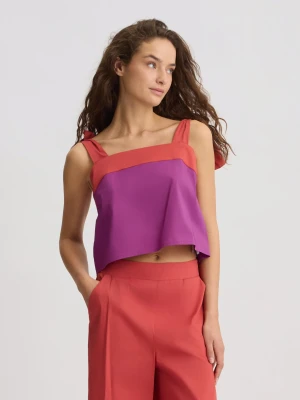 Liu Jo Cotton Top With Bows LIUJO