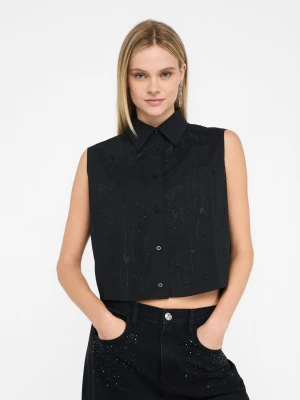 Liu Jo Cotton Top With Rhinestones LIUJO