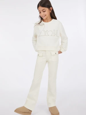 Liu Jo Cotton Trousers Butter