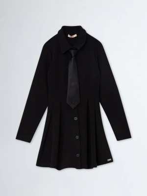 Liu Jo Crepe Shirt Dress With Tie LIUJO
