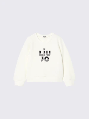 Liu Jo Crewneck Sweatshirt biały