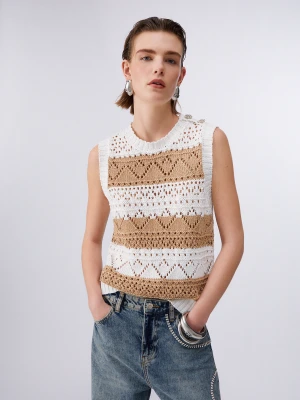 Zdjęcie produktu Liu Jo Crochet Knit Top LIUJO
