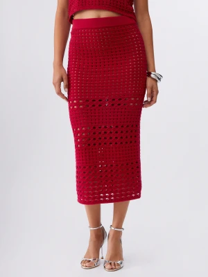 Liu Jo Crochet Midi Skirt LIUJO