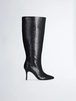 Liu Jo Crocodile-print Knee-high Boots LIUJO