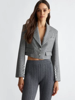 Liu Jo Cropped Checked Blazer LIUJO