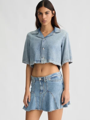 Liu Jo Cropped Denim Shirt LIUJO