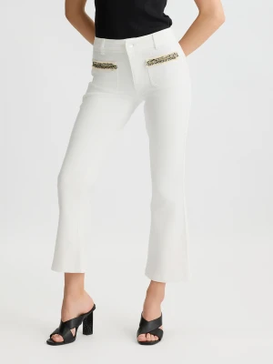Liu Jo Cropped Flared Cotton Jeans LIUJO