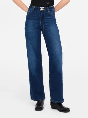 Liu Jo Cropped Flared Jeans With Belt LIUJO