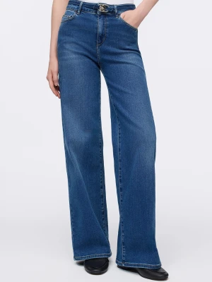 Liu Jo Cropped Flared Jeans With Belt LIUJO