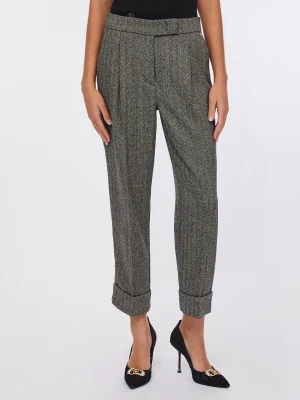 Liu Jo Cropped Herringbone Trousers LIUJO