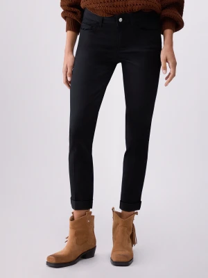 Liu Jo Cropped Skinny Trousers czarny