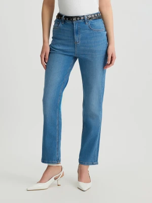 Liu Jo Cropped Straight-leg Jeans With Belt LIUJO