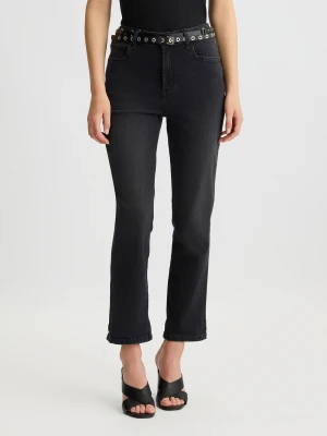 Liu Jo Cropped Straight-leg Jeans With Belt LIUJO