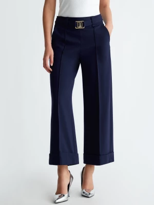 Liu Jo Cropped Trousers With Belt LIUJO